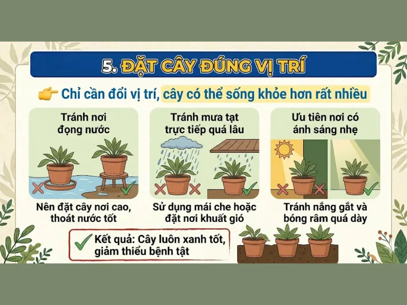 5 Lưu Ý Quan Trọng Khi Chăm Sóc Cây Xanh Mùa Mưa