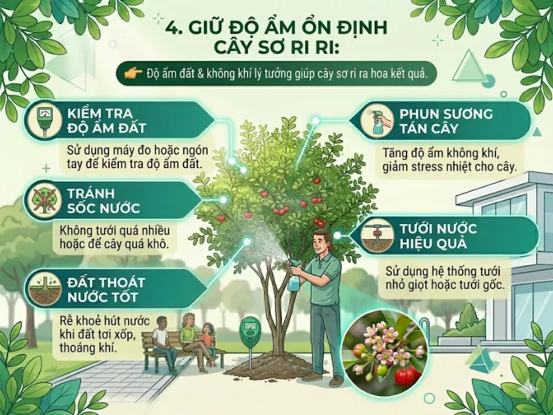 7 Cách Giúp Cây Sơ Ri Sai Trái Hơn