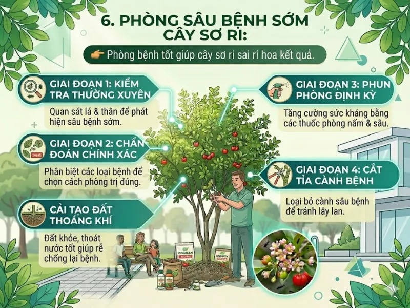7 Cách Giúp Cây Sơ Ri Sai Trái Hơn