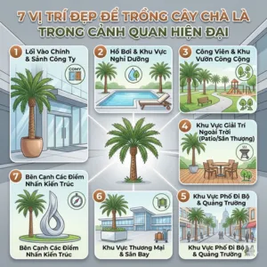 7 Vị Trí Đẹp Để Trồng Cây Chà Là