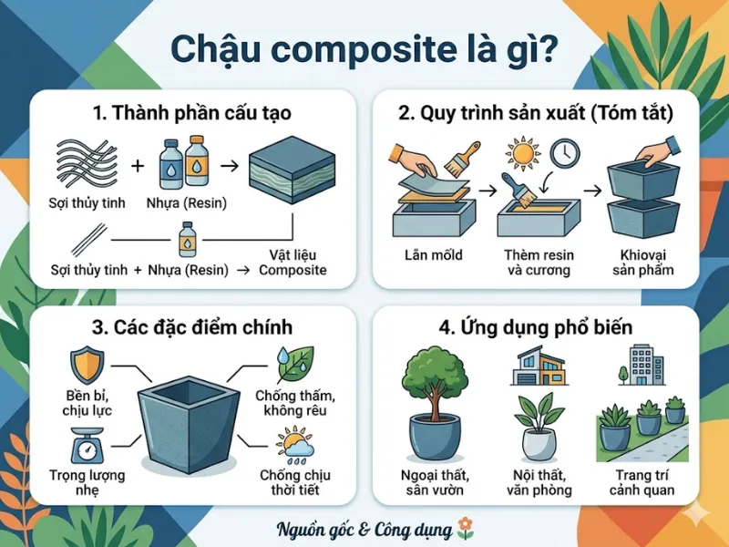 Bảng Giá Chậu Composite Tại Thủ Đức 2026 (Tham Khảo)