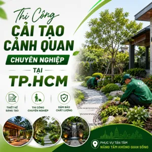 Thi Công Cải Tạo Cảnh Quan Chuyên Nghiệp Tại TP.HCM