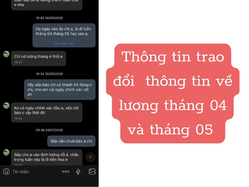 PHẢN ÁNH: CÔNG TY CỔ PHẦN CẢNH QUAN MỘC LAN CHẬM THANH TOÁN TIỀN LƯƠNG VÀ CHI PHÍ CÔNG TRƯỜNG?