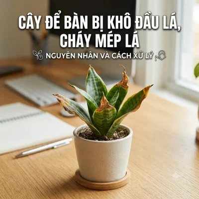 Cây Để Bàn Bị Khô Đầu Lá, Cháy Mép Lá: Nguyên Nhân Và Cách Xử Lý